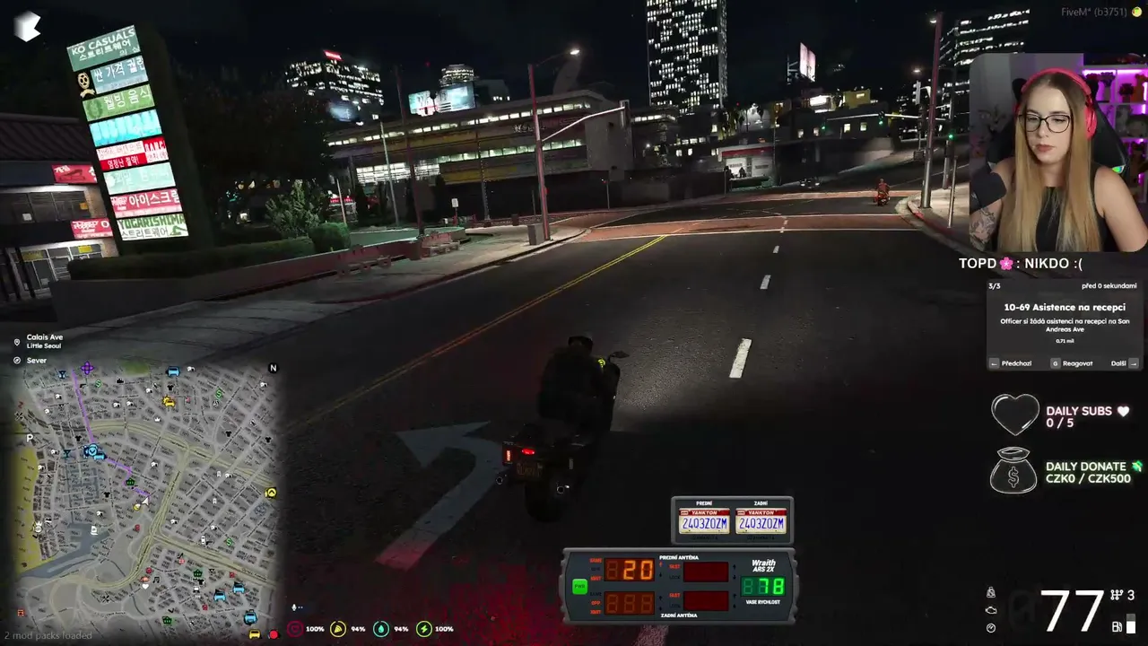 🏎️🏁 Kratší stream před Maďarskem.. 🌆 GenKRP -> 🚔 SASP | Emily Carter 👮‍♀️ | 🎀 !SUBGOAL !ROZVRH