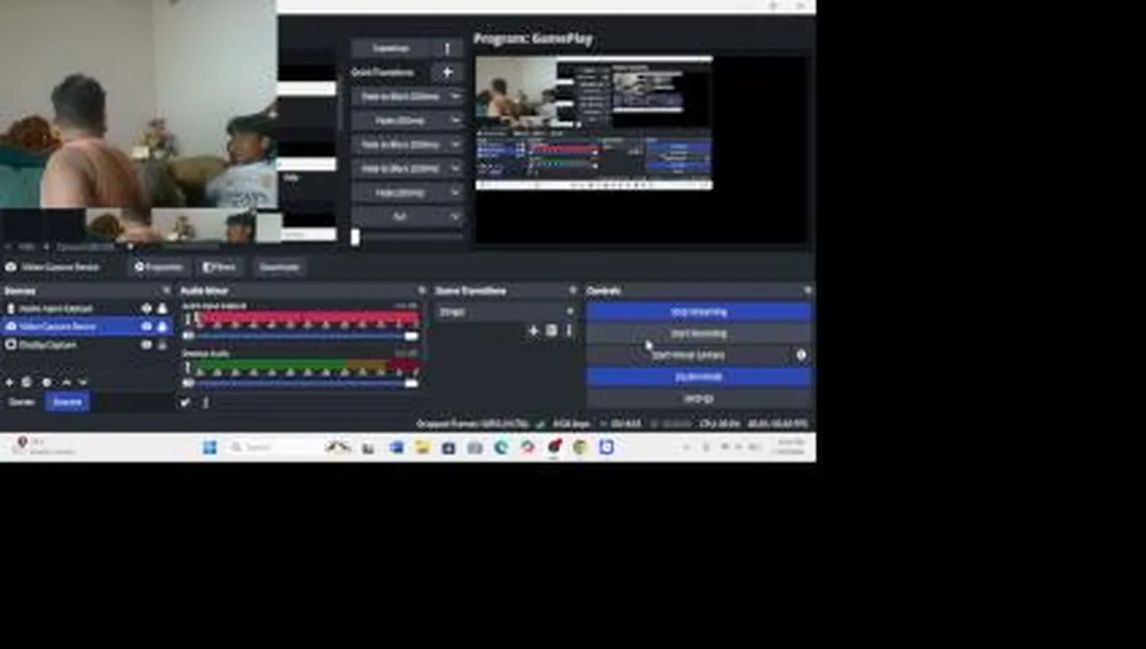 My first stream.