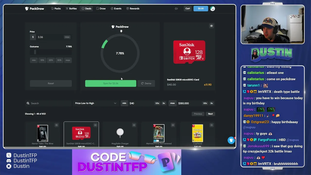 💎 $800 RAW PACKDRAW BATTLES 💎 | 💰  $7,500 BI-WEEKLY RACE 💰  @ !site  | !discord