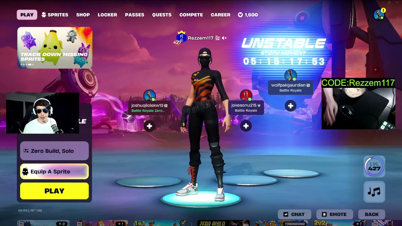 LIVE: SOLO TAKEOVER! 💥 Battle Royale + Reload | HUGE SPRITE GIVEAWAY! 🎁 | Rezzem117