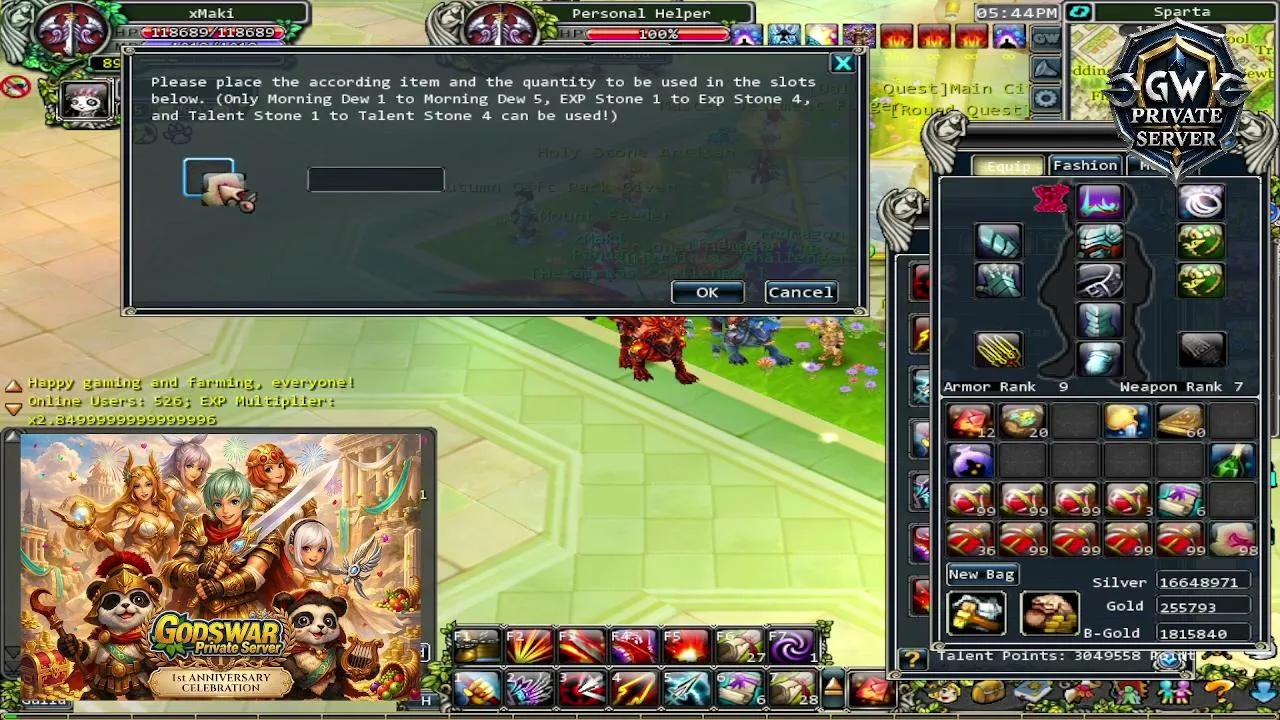 Godswar Private Server