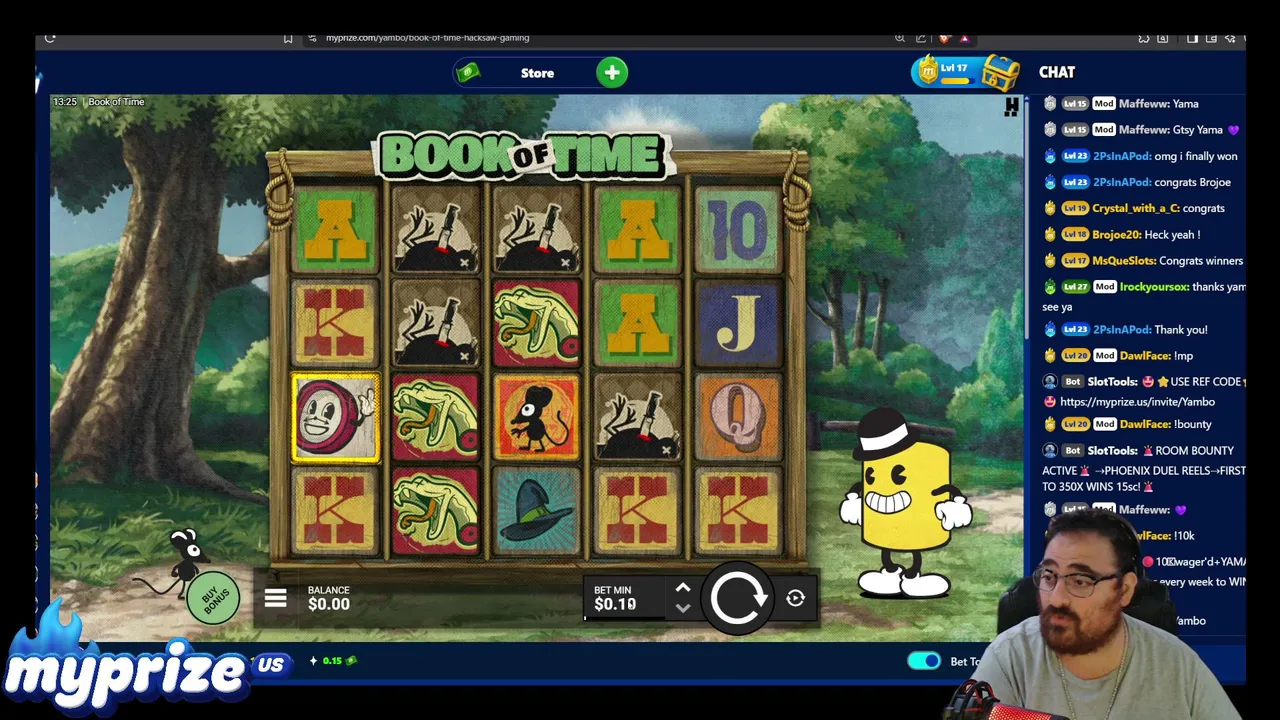 On Myprize you take advantage of streamer luck and win with me play between .01 to $2 and start winnning | !mp !free5