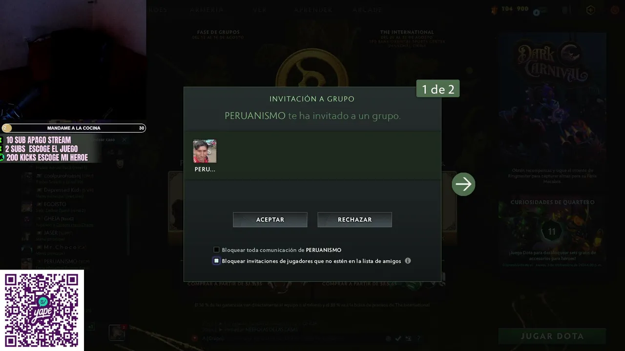 Noche de dotitas , jugamos? 🔥l REDES: @rosseegaming