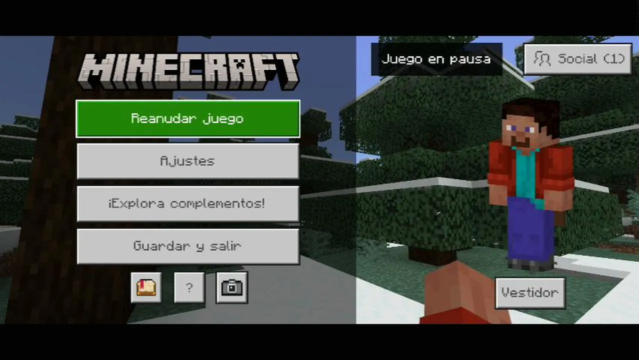 jugando minecraft bedrock con un mod de pokemon