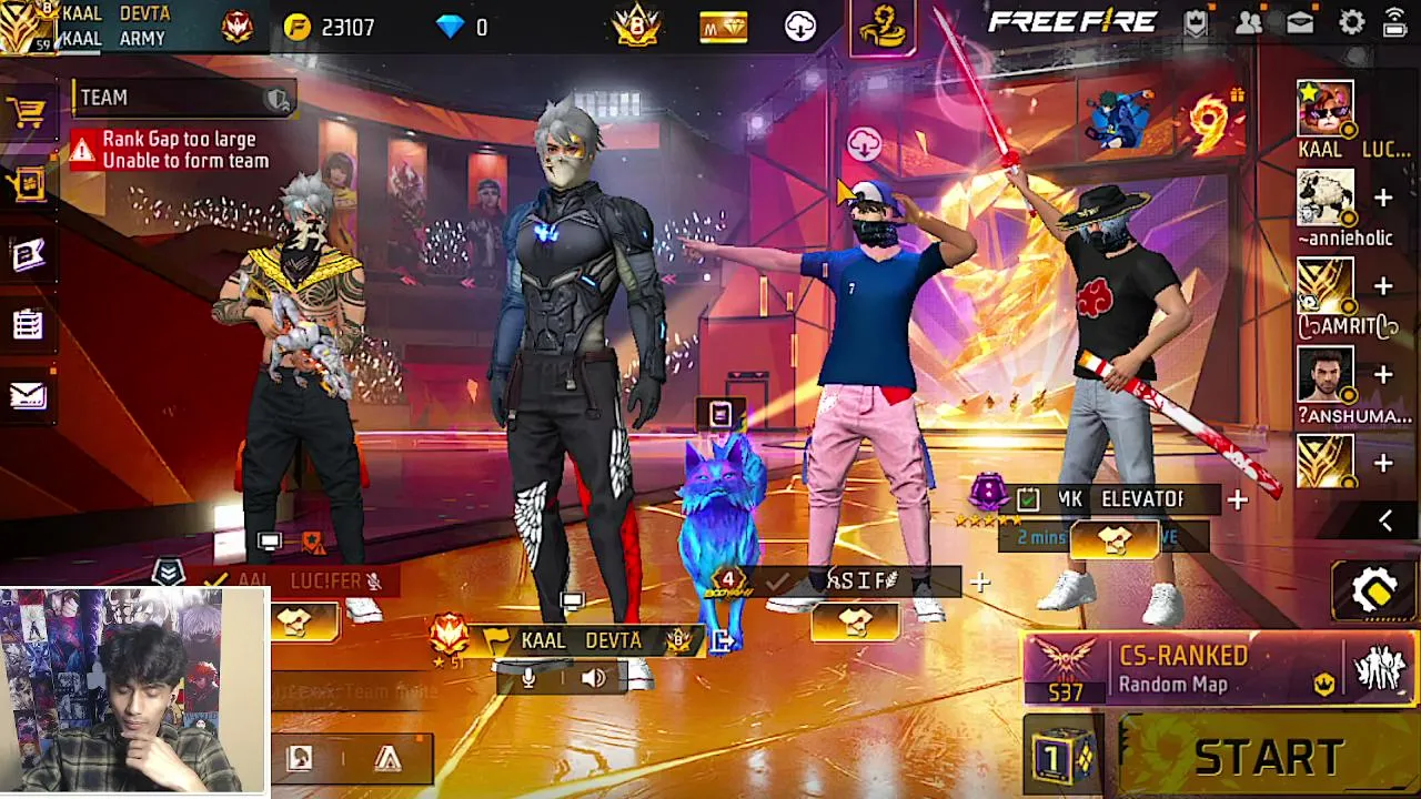 FIRST FREEFIRE LIVESTREAM || @kaaldevta
