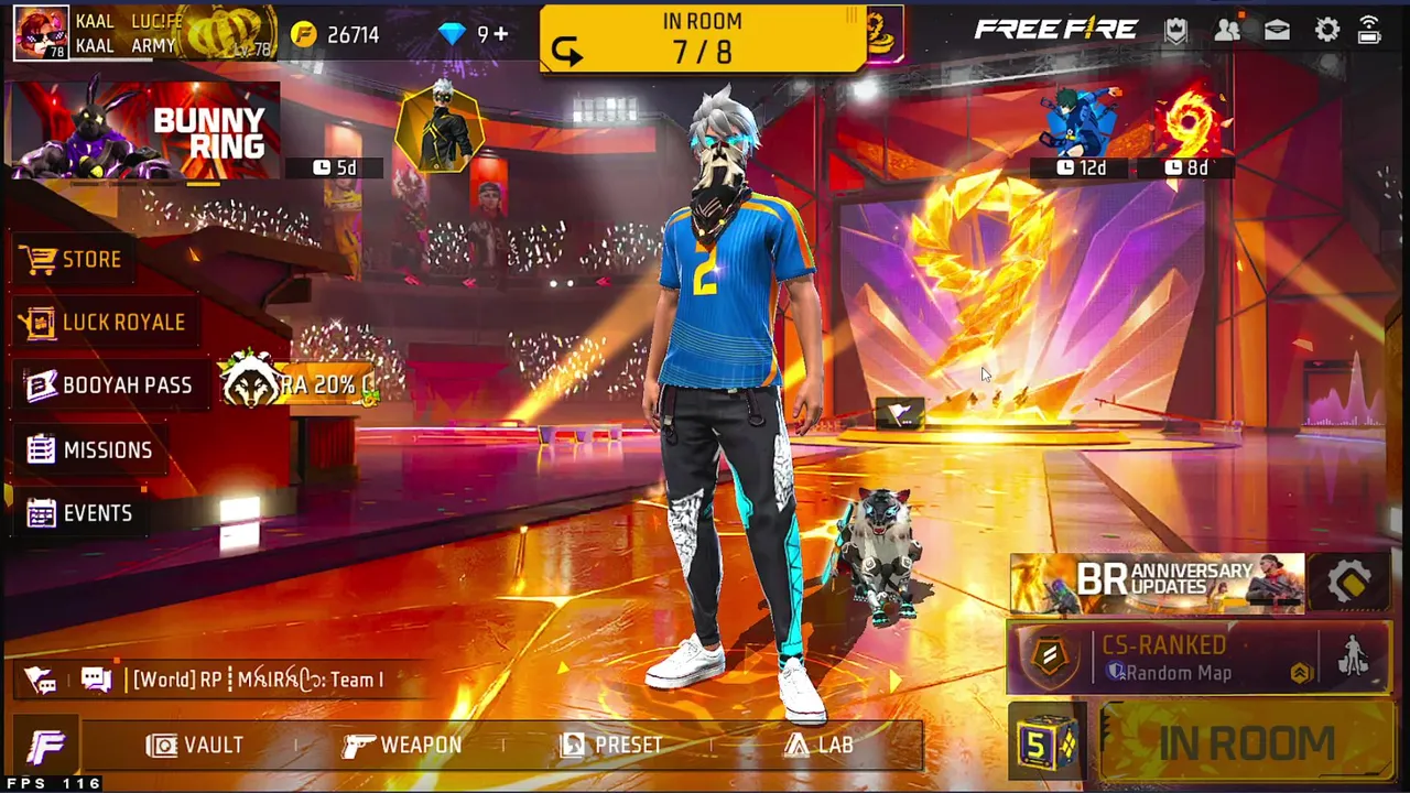 FIRST FREEFIRE LIVESTREAM || @kaaldevta