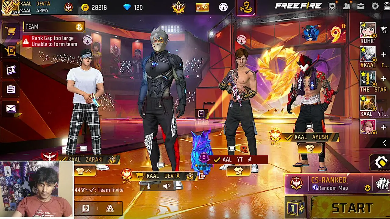 FIRST FREEFIRE LIVESTREAM || @kaaldevta