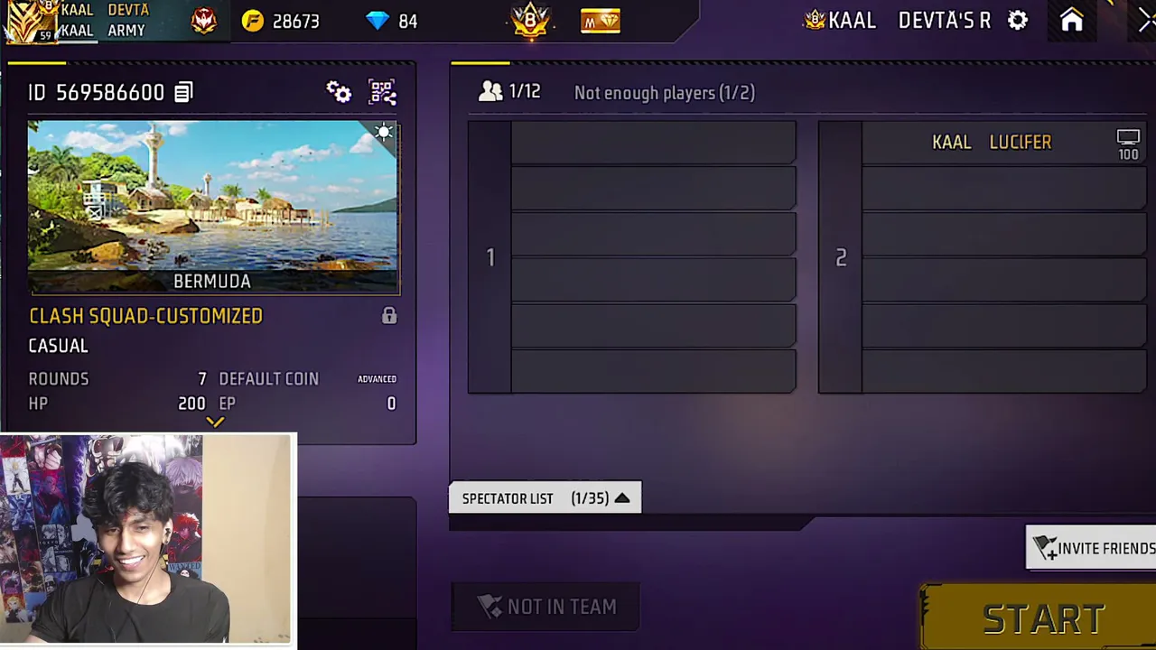 FIRST FREEFIRE LIVESTREAM || @kaaldevta