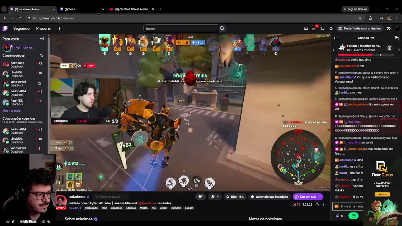 Hoje pegaremos Pal? DeadQueue mais tarde | !deadqueue !pix !clip !discord