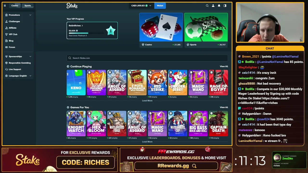 !STAKE $30,000 LEADERBOARD - CODE RICHES - DOUBLE RANK UPS