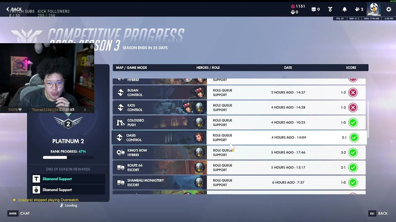 Racing and Thupport Thursdays | OW