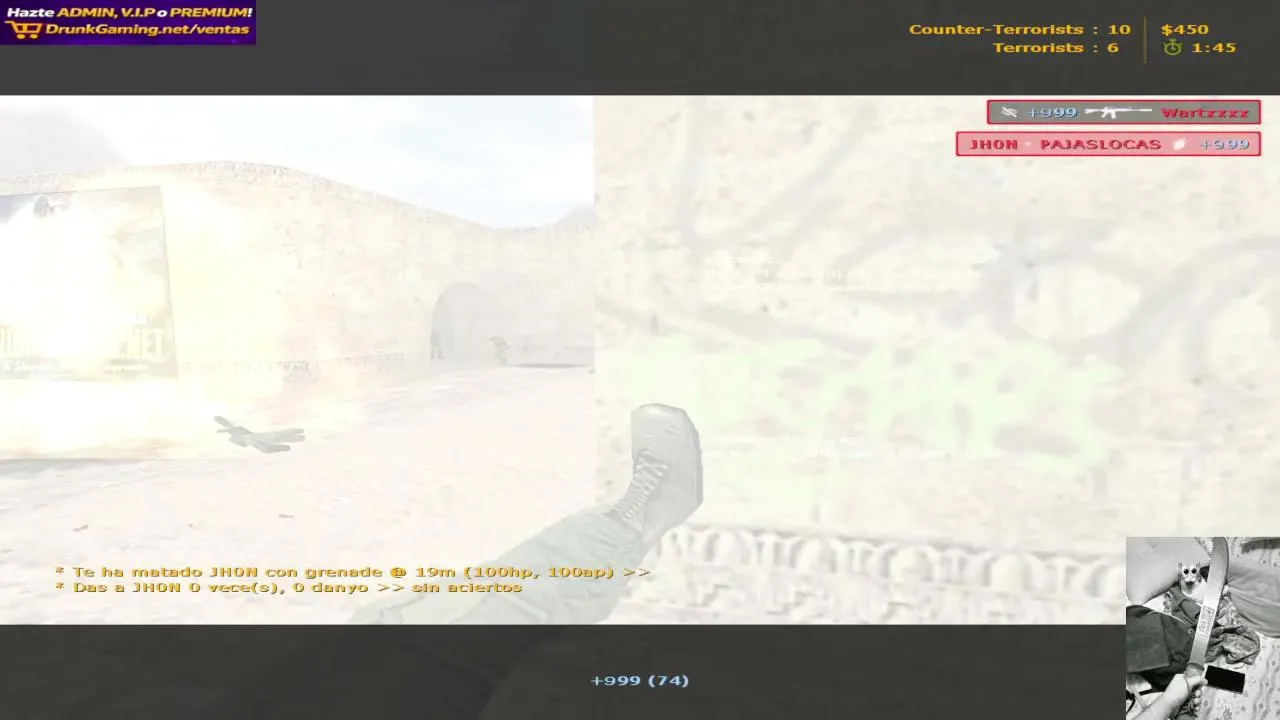 Jugando cs 1.6 hasta que me desbanen de l4d2center