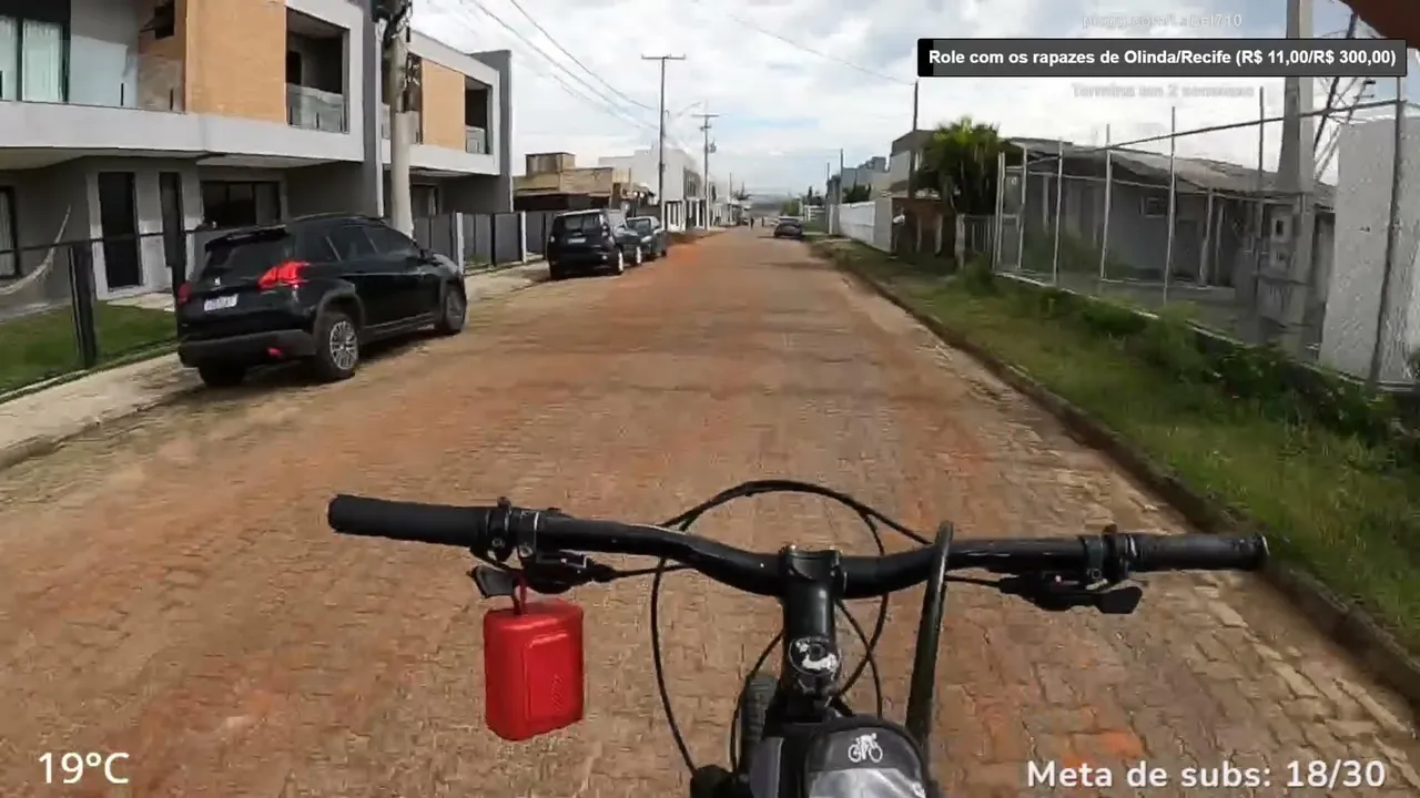 IRL-domingo feira nublado bora pro pedalas antes da chuva !pix !nay