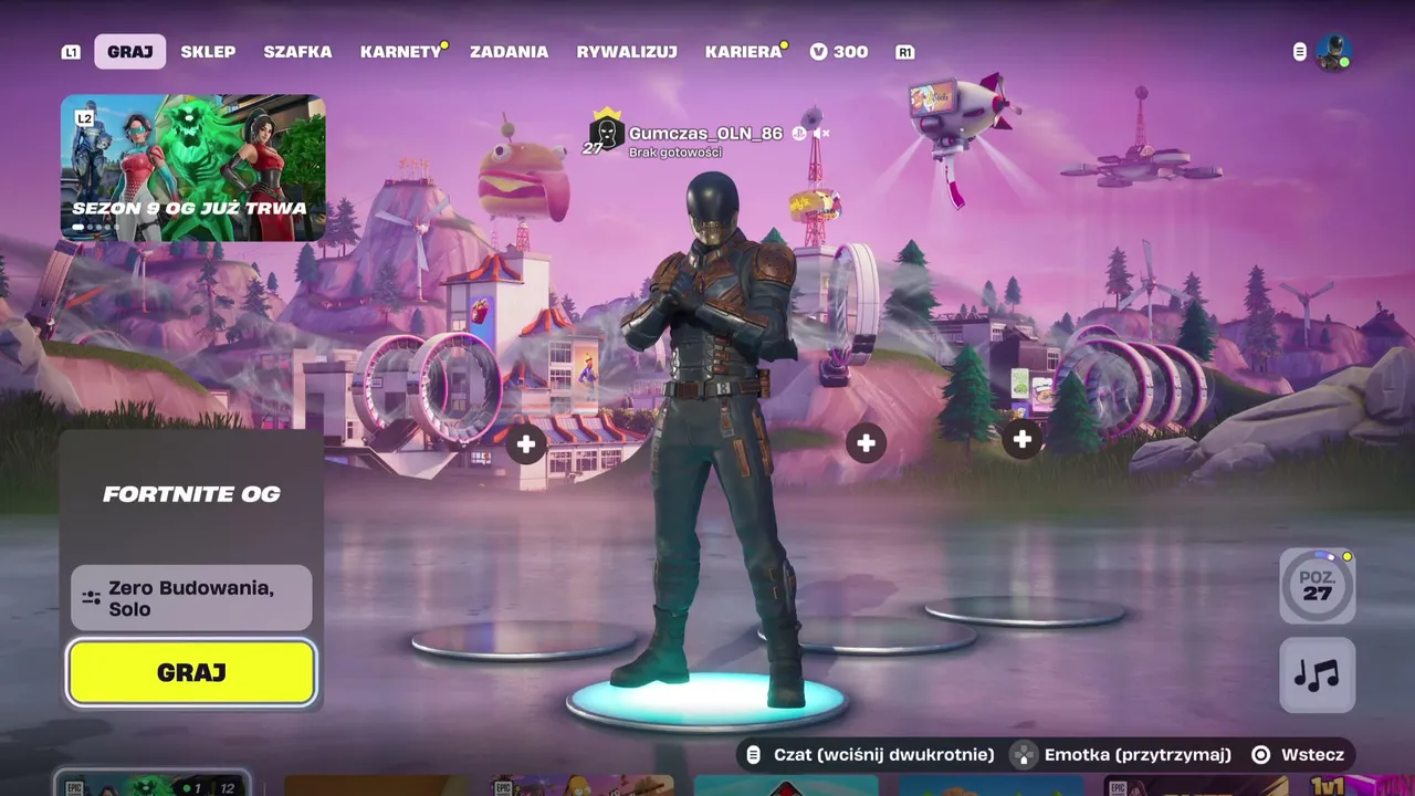 [OG] Lets Go 4 WIN!? FORTNITE [no building] Faster Alone/Further Together [PL] 🔥 [UK]