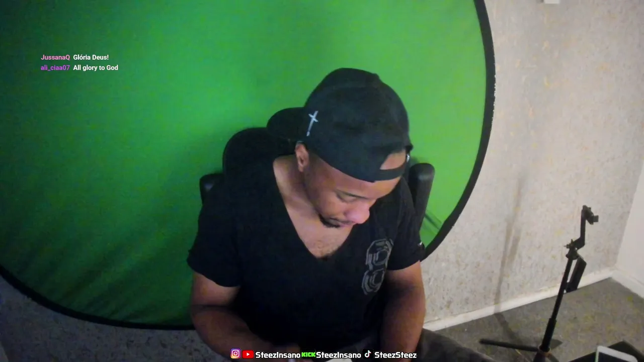 Primeira Live na kick.