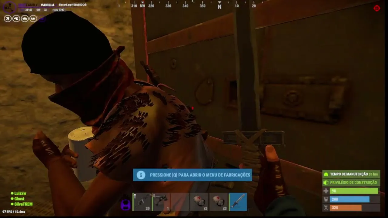 🔥 RUST AO VIVO | Farm, PvP e Raids sem Descanso!