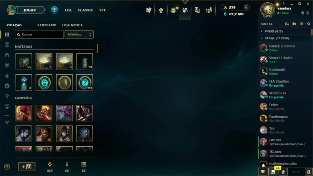 TRYHARD até o Dima ( Se eu chegar Dima, abro 50 baús hextec )