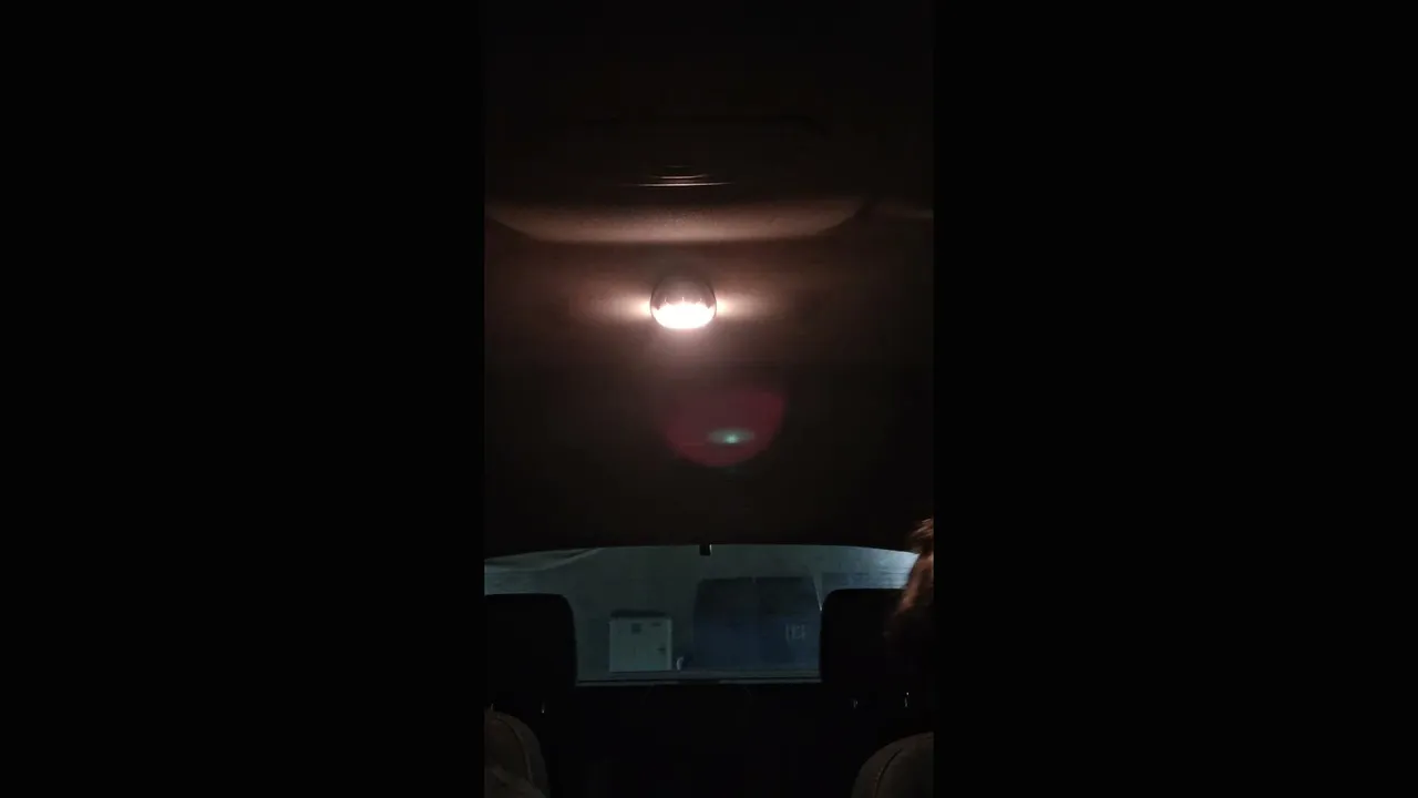 chilling. in car