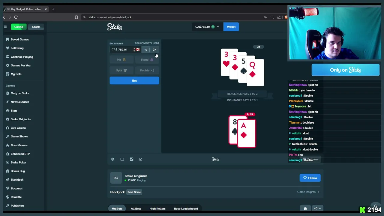 ⚡GIVEAWAY EVERY 20MIN⚡ | $500 START  !discord !stake !leaderboard