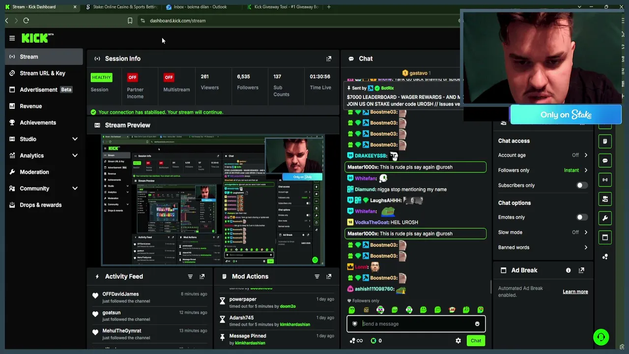 GIVEAWAY EVERY 20MIN⚡ | $ 1500 START  !discord !stake !leaderboard