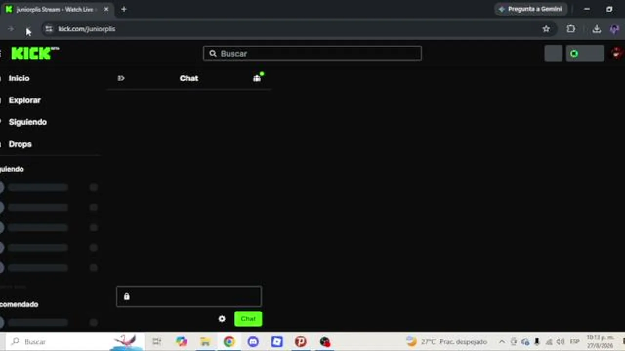 My first stream.