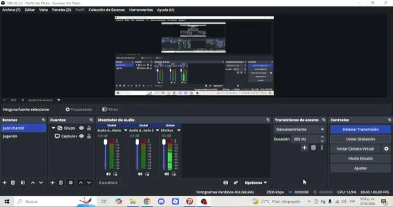 My first stream.