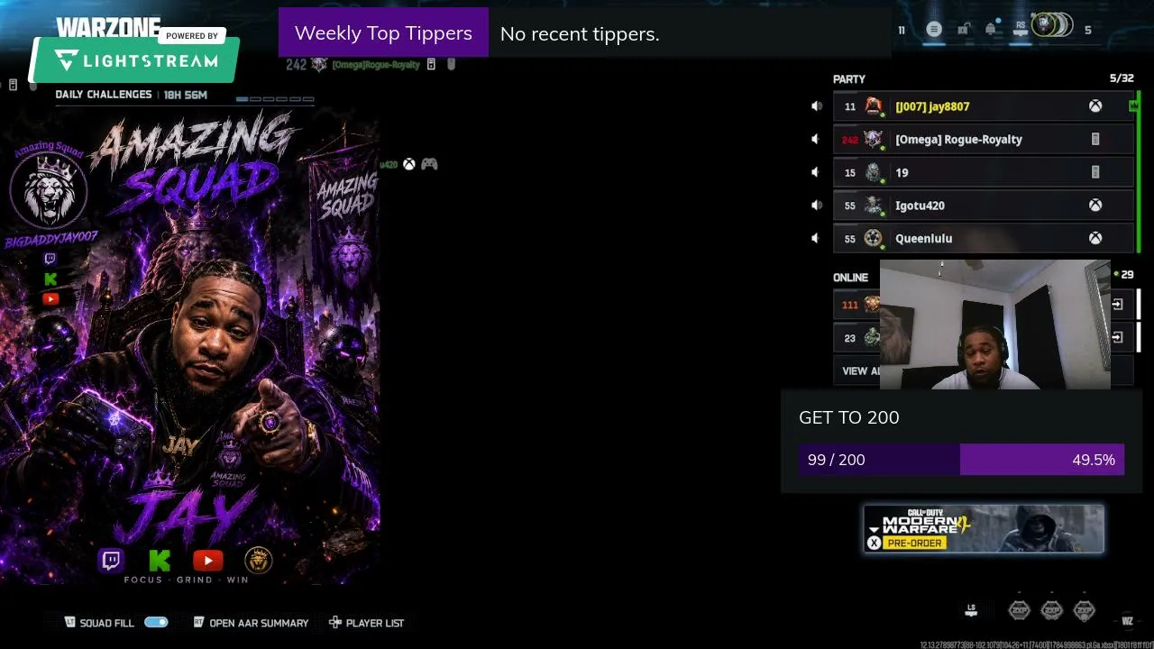My first stream.