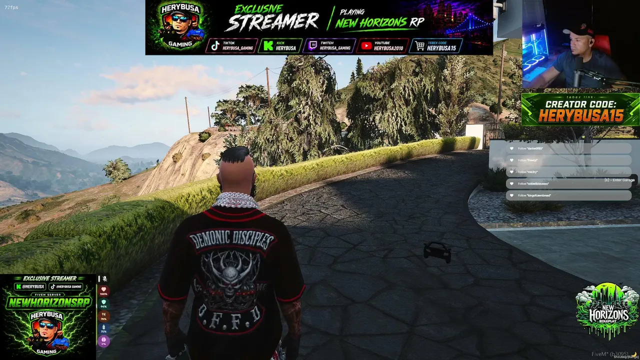 Army Combat Veteran, current LEO, Exclusive Streamer for New Horizons Role Play and Just enjoying RP. Hit that Follow!!!