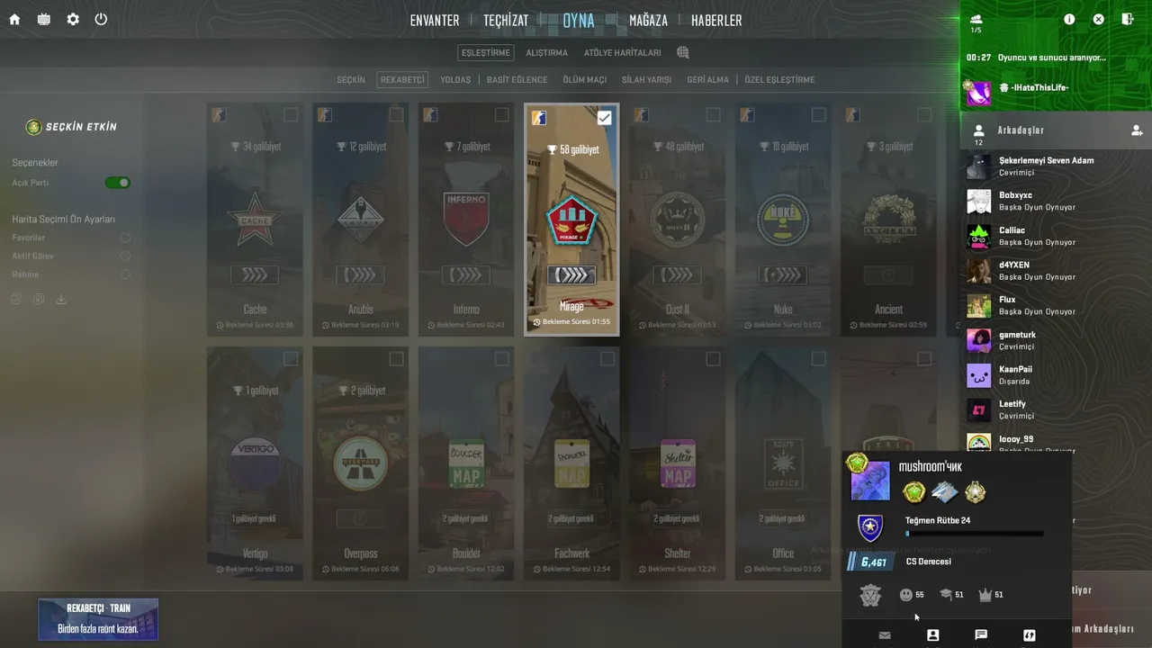CS2 oynuyoruz
