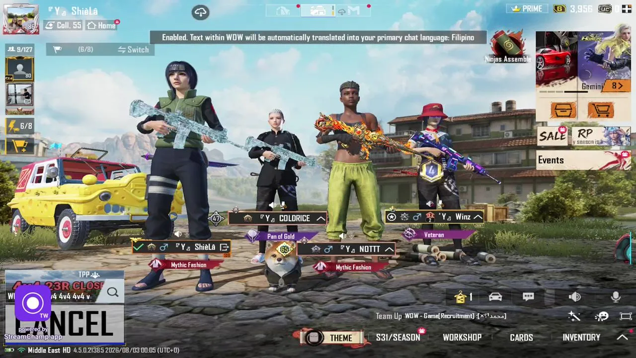 My first stream.