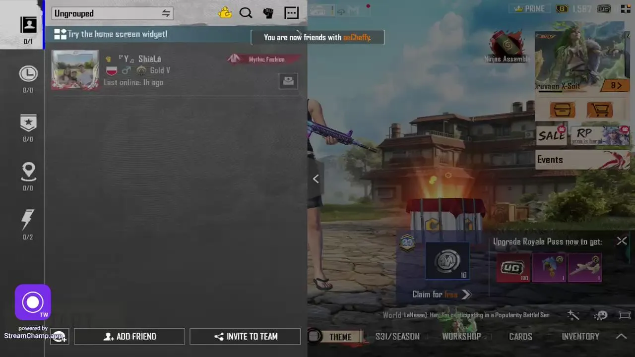 My first stream.