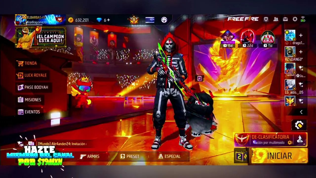 🔴DIRECTO DE FREE FIRE | 😱BR-CLASIFICATORIAS | REGIÓN: EE.UU🇲🇽