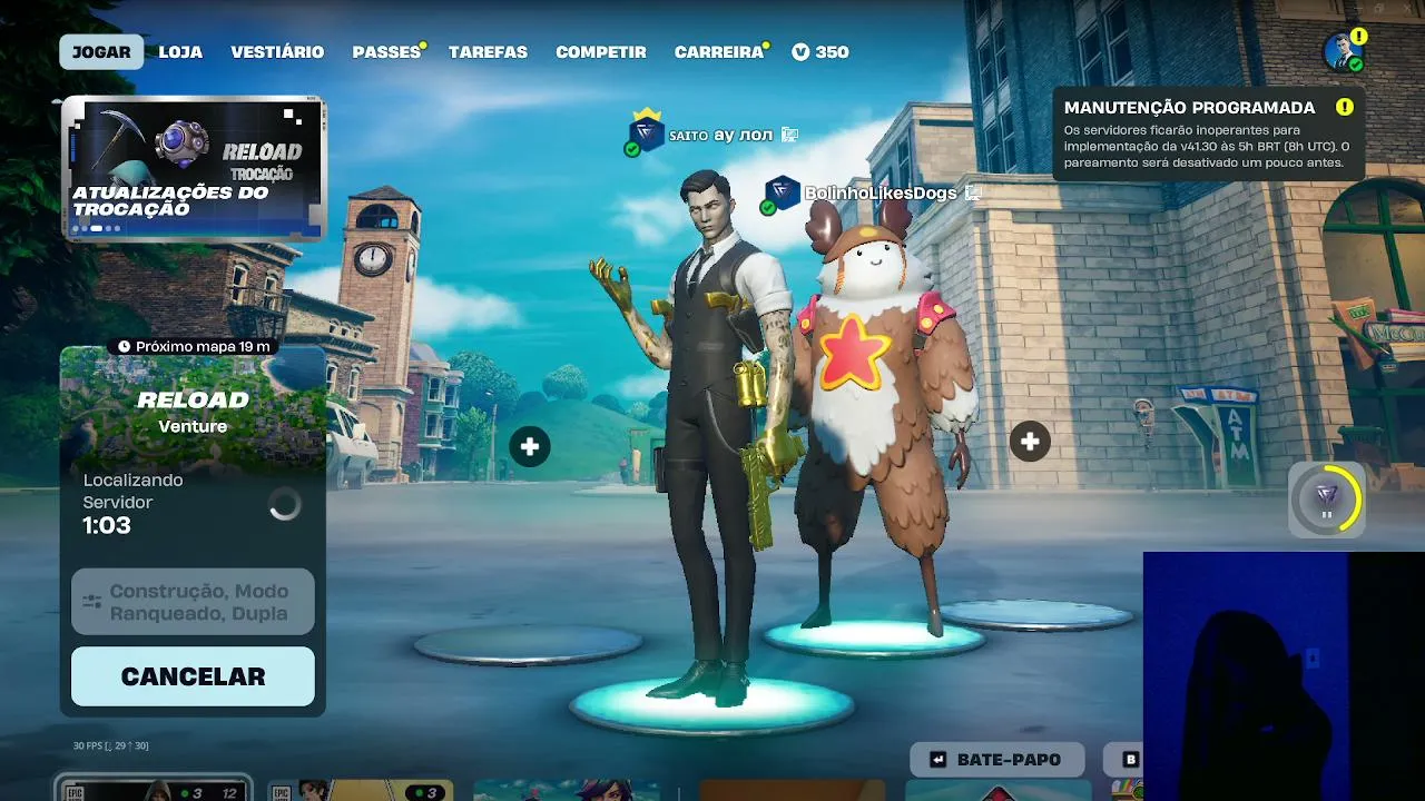 Buscando o Immortal!
Cola na live!