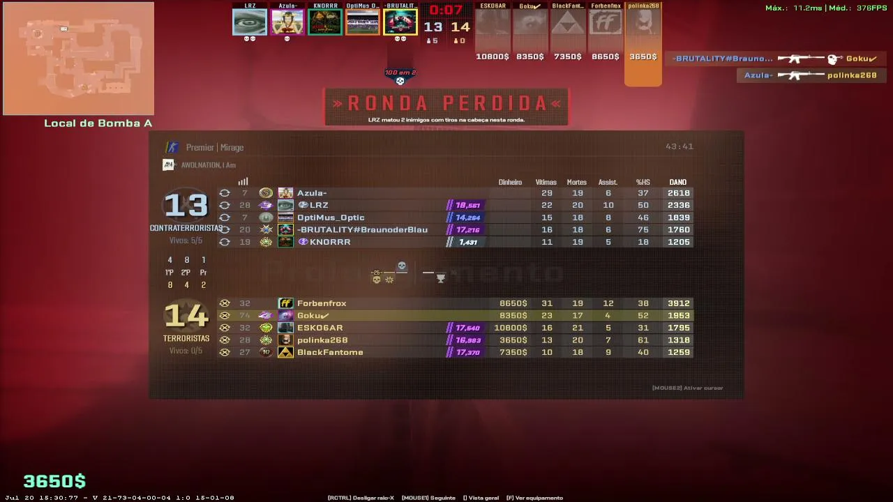 será que tem hoje highlights?