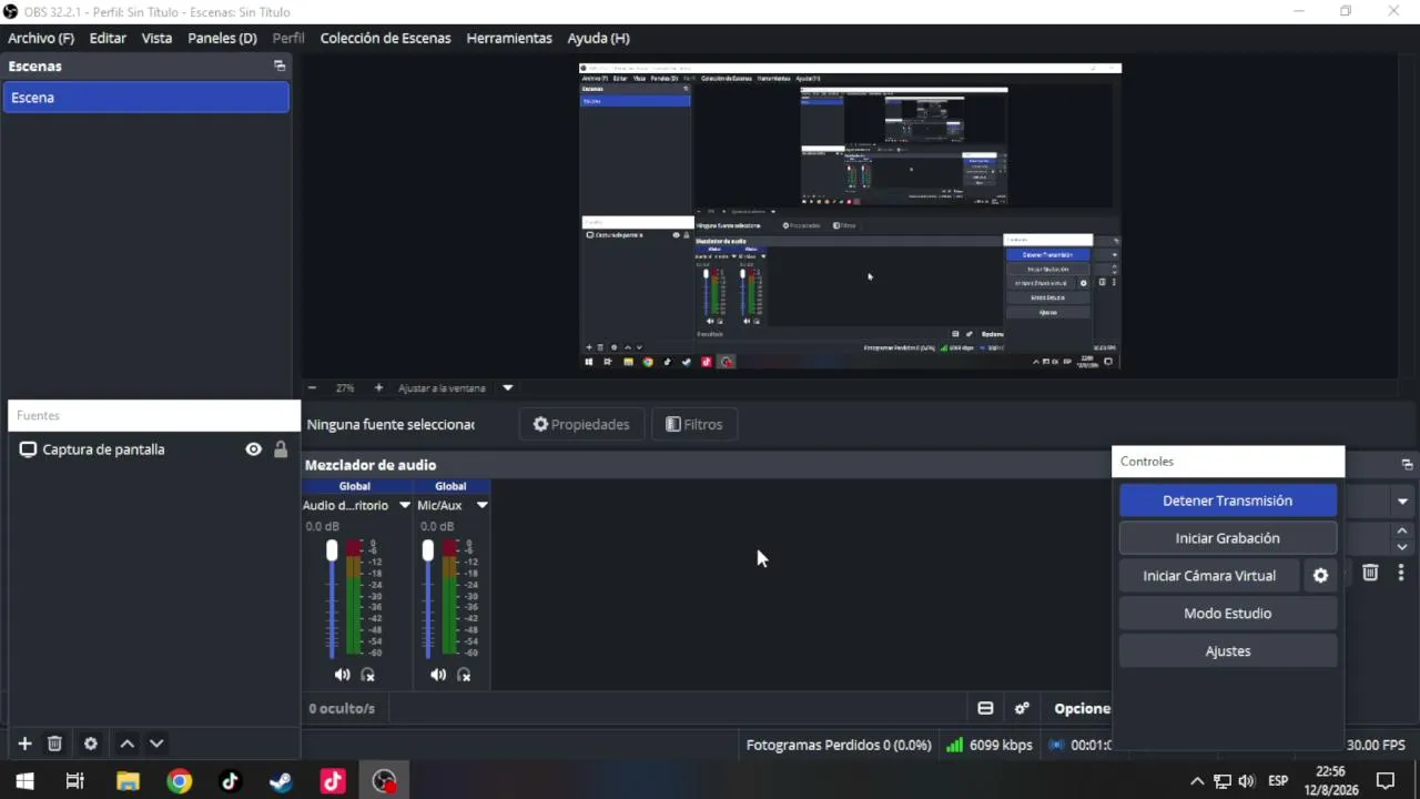 My first stream.