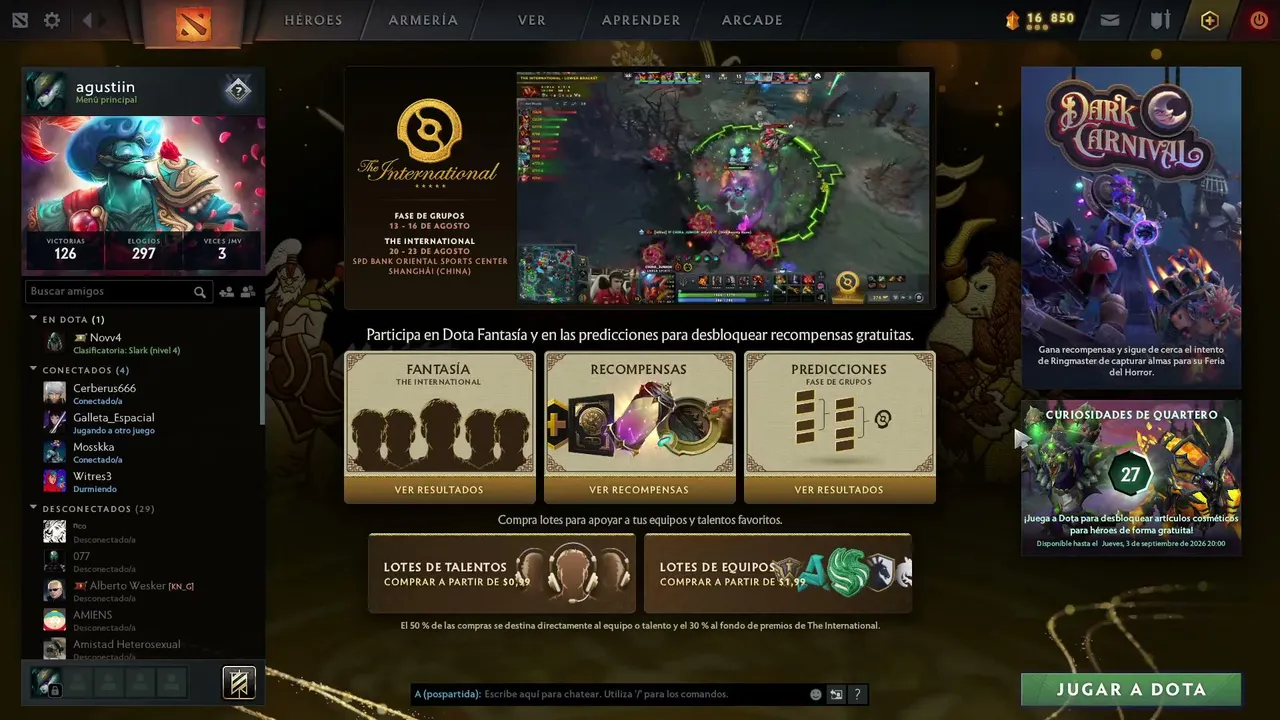 Un rato por Dota