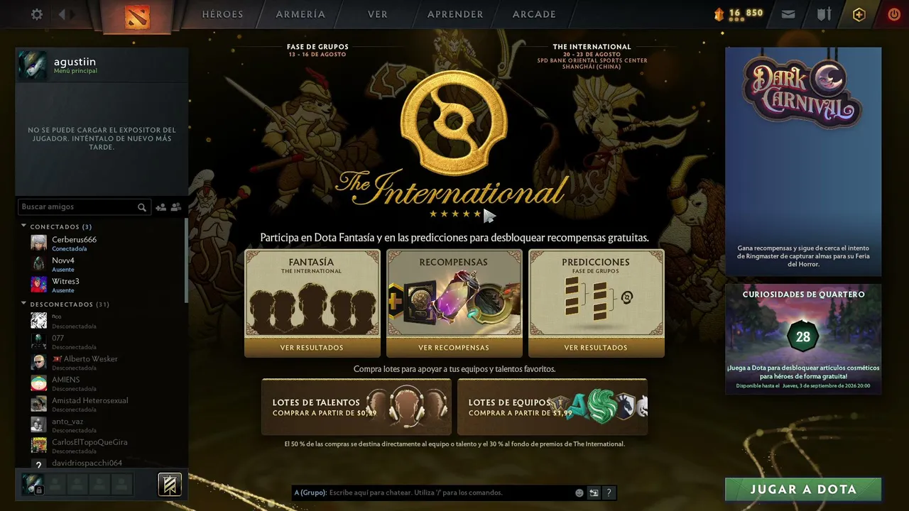 Un rato por Dota
