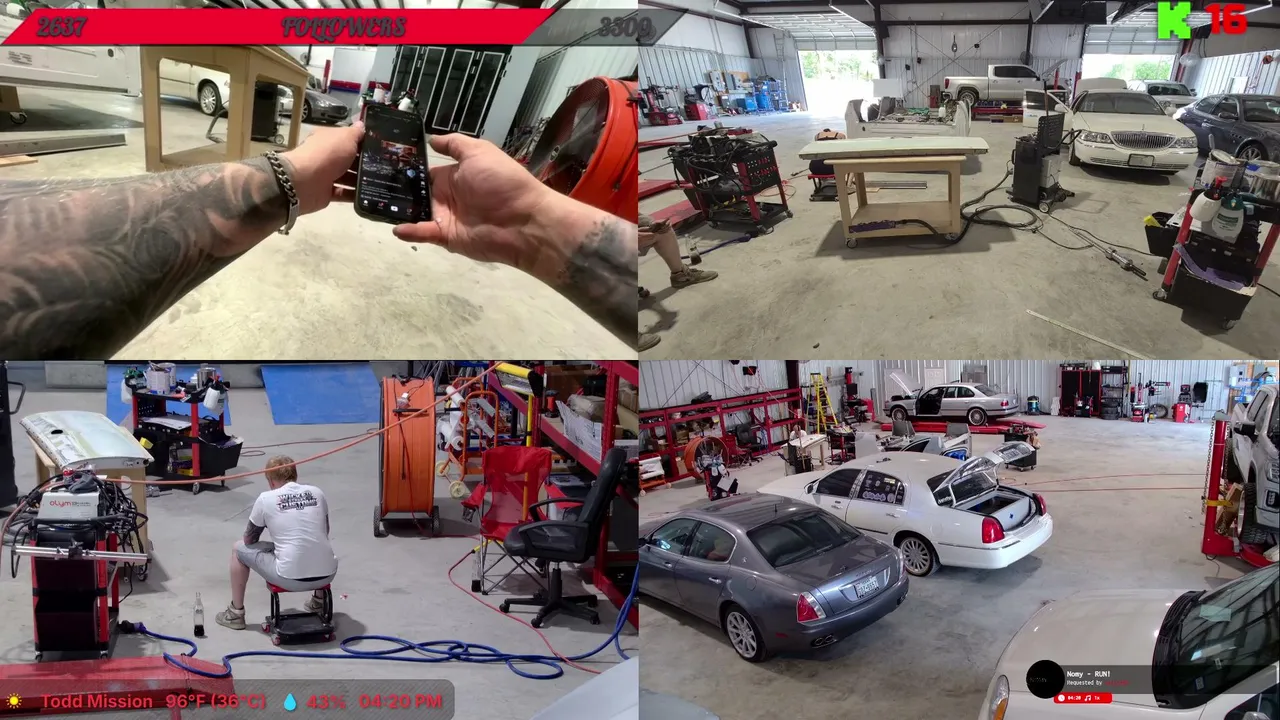 Garage Stream | Pickup Truck Bed Prep Work