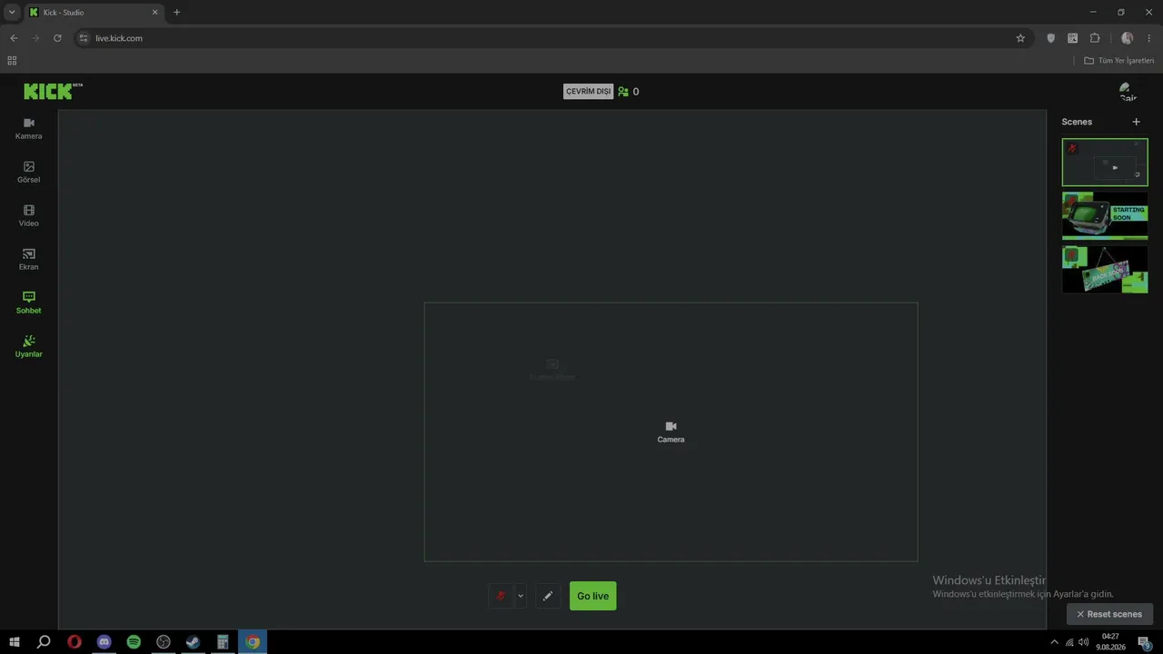 My first stream.