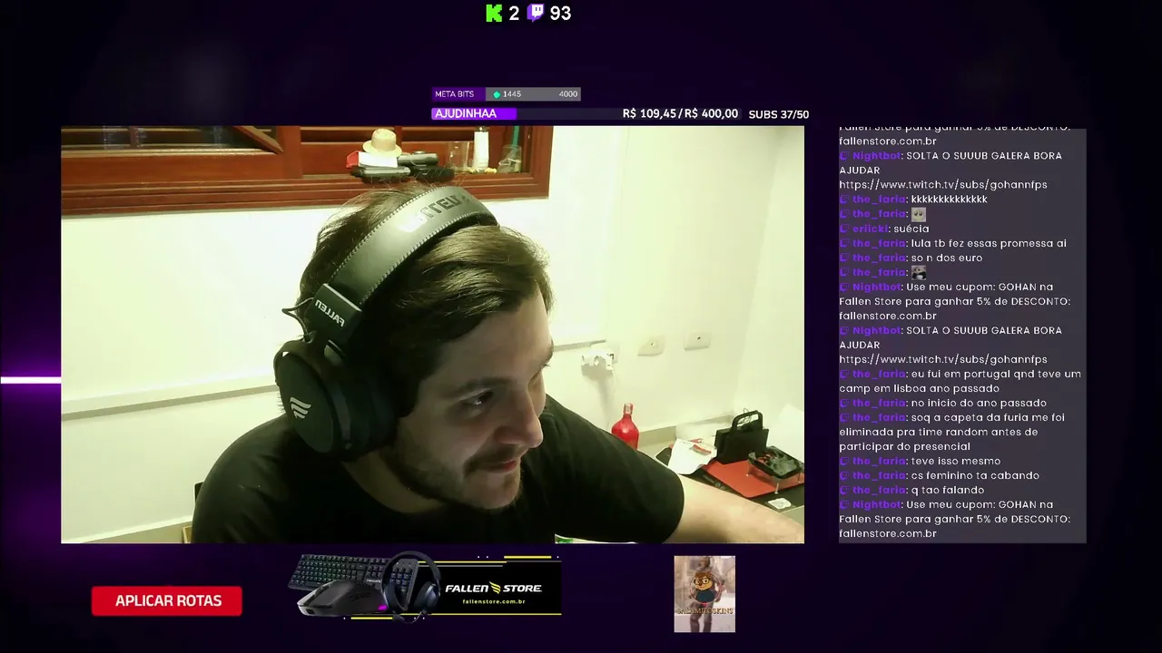 CS2 LEVEL 20 @gamersclubcs !exitlag !fallen !skins Siga @gohannfps NAS REDES SOCIAIS