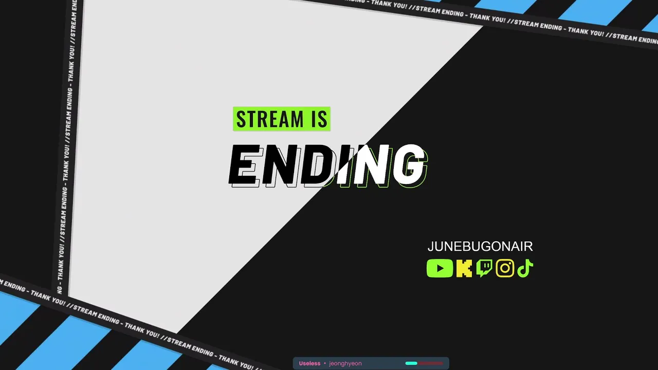 My first stream.