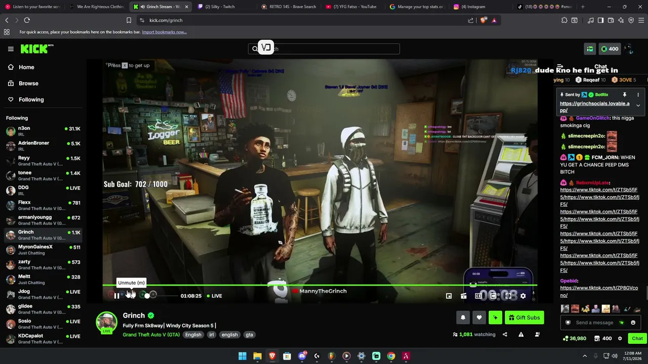 OUUWEEE !  NoSafetyBuzz In Windy City Roleplay | The Dons Only !sub !discord