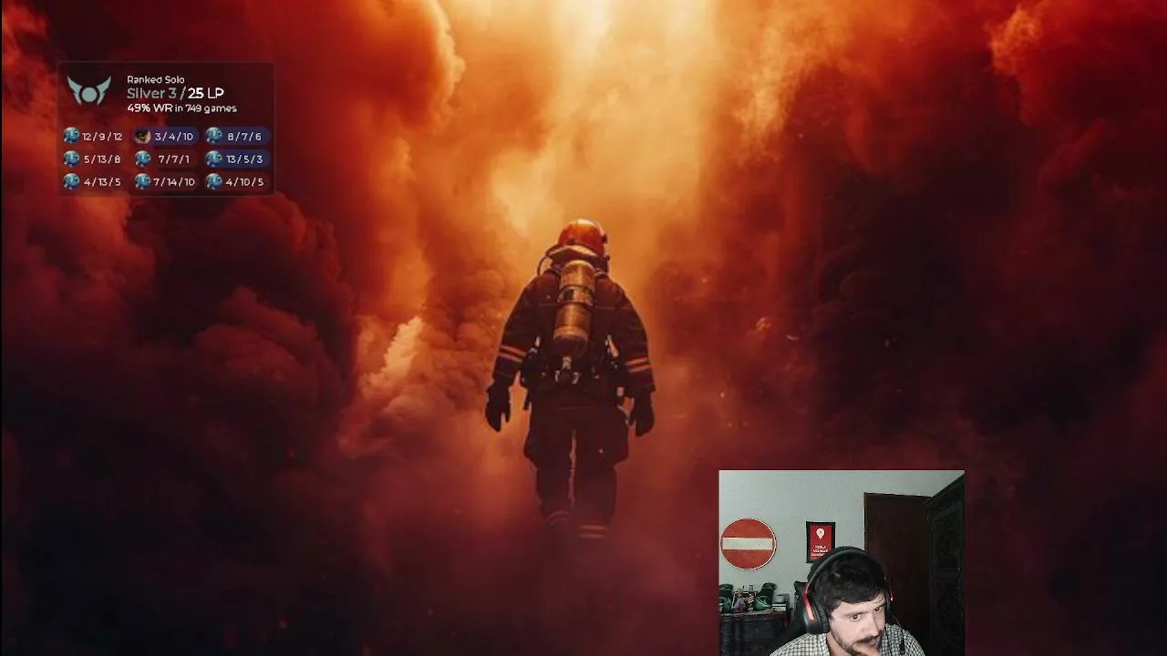 Firefighter putting out the fires of Elo Hell! Made it to GOLD on the main, time to repeat the feat on the smurf!