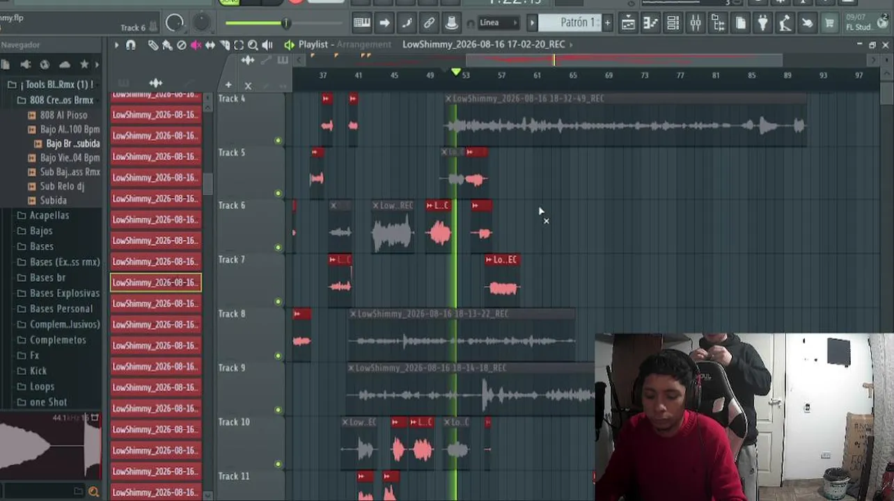 FL STUDIO CON LOW JEANZ COLO PRODUCIENDO