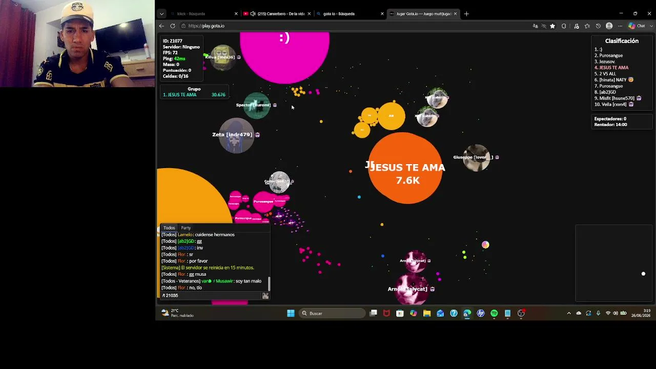 My first stream.