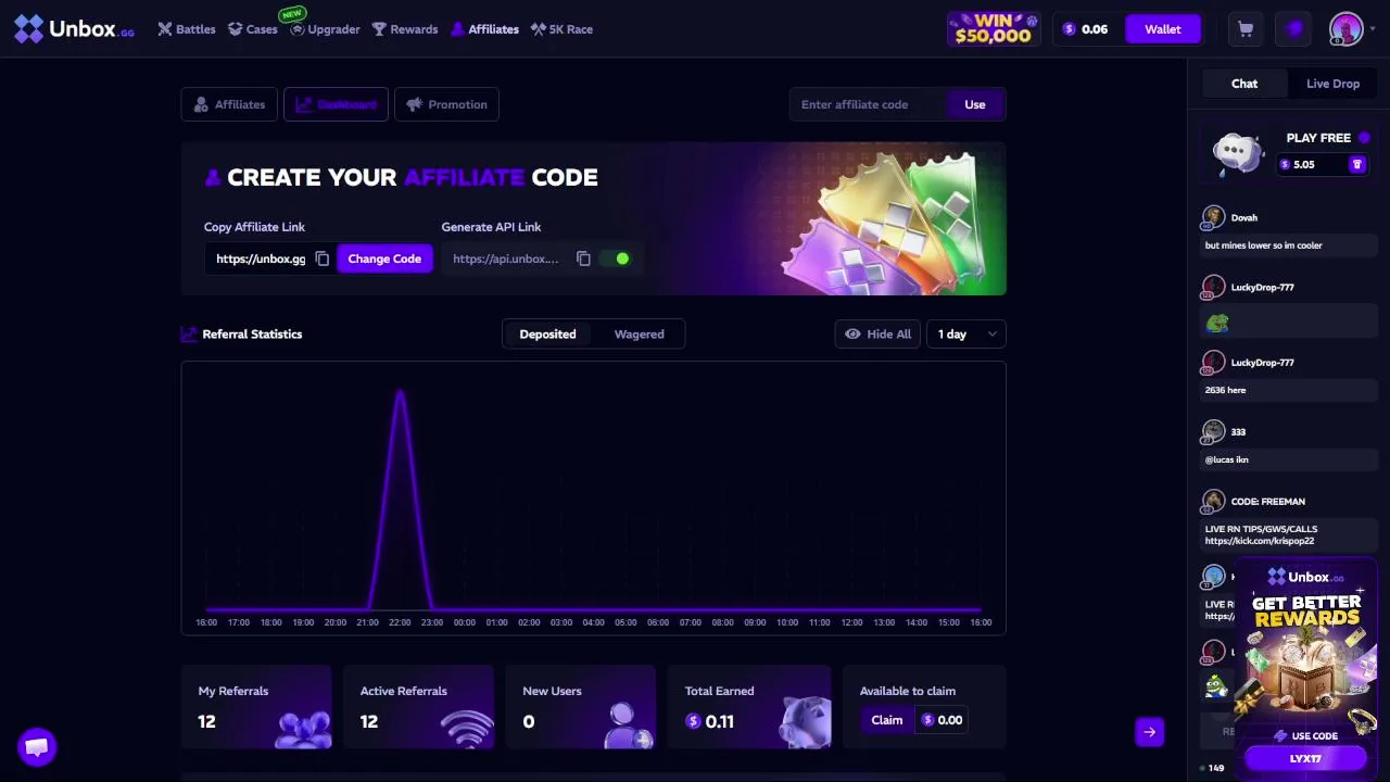 UNBOX & CASEBET Giving Away Tips Join the Stream!