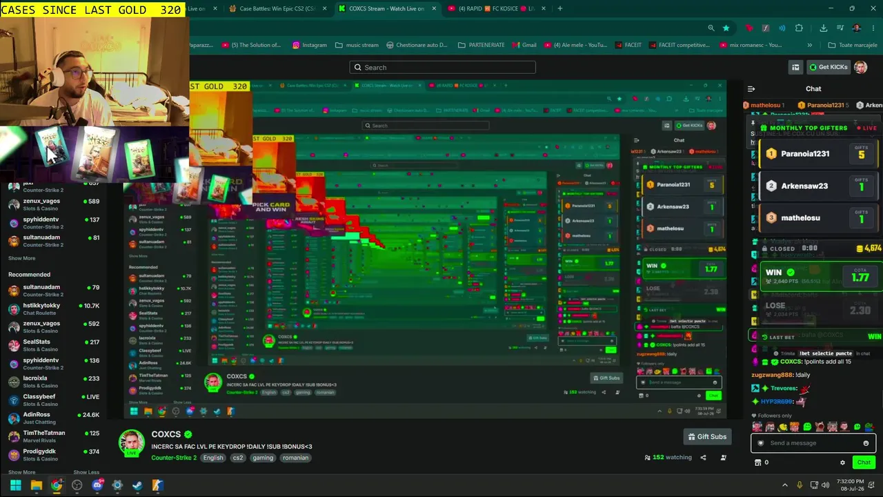 INCERC SA FAC LVL PE KEYDROP !DAILY !SUB !BONUS<3