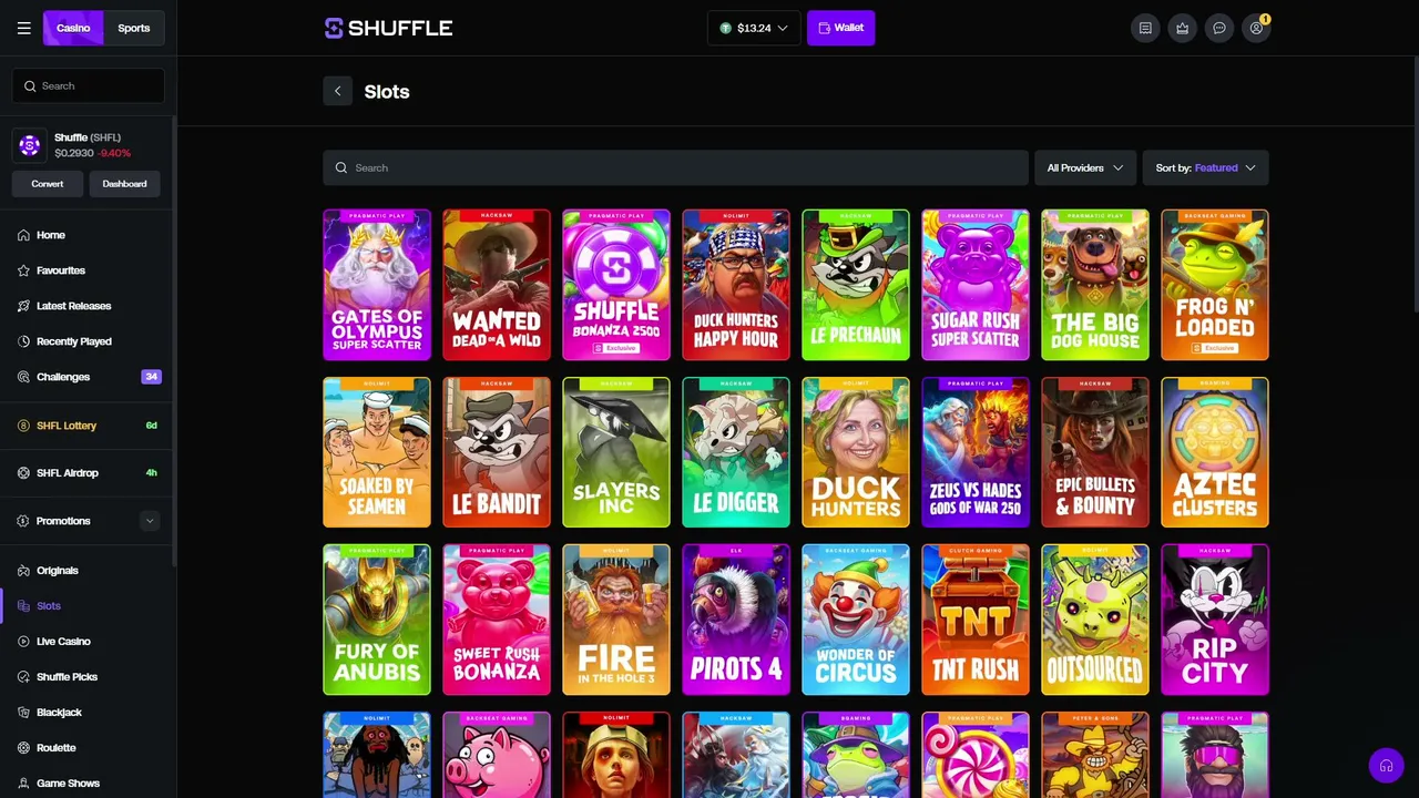 $250 SHUFFLE.COM STREAM