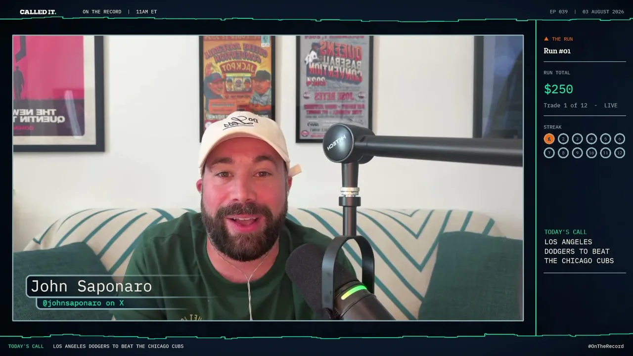 EP. 39 – MLB Call +  Gas Prices About to Spike? New FIFA Prediction Market Explodes! | On The Record
