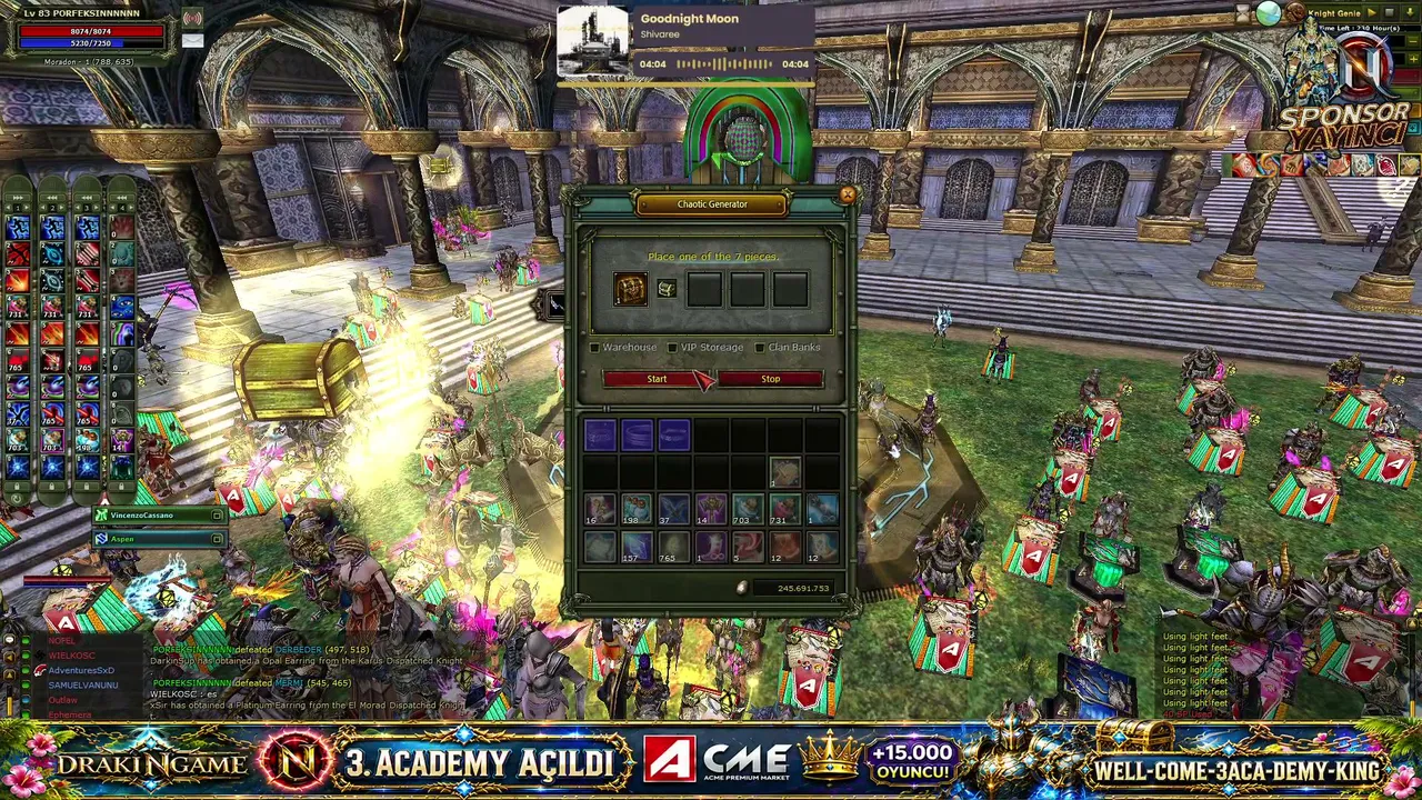 #DrakinGame Portal  3.Academy Açıldı  |  Full Pus : WELL-COME-3ACA-DEMY-KING | 4.000.000 TL Ödül |